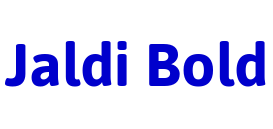 Jaldi Bold लिपि
